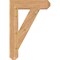 Ekena Millwork Traditional Craftsman Smooth Bracket, Western Red Cedar, 5 1/2"W x 26"D x 38"H BKT06X26X38TRA04SWR - alternate 3